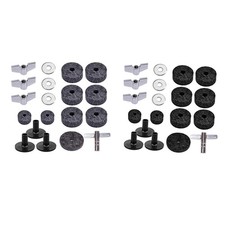 19 Pieces Cymbal Accessory Lightweight Non Slip Portable Hardware Drum Parts