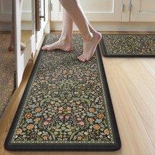 Kitchen Mats for Floor, Kitchen Rugs Sets of 2 Non Slip Washable