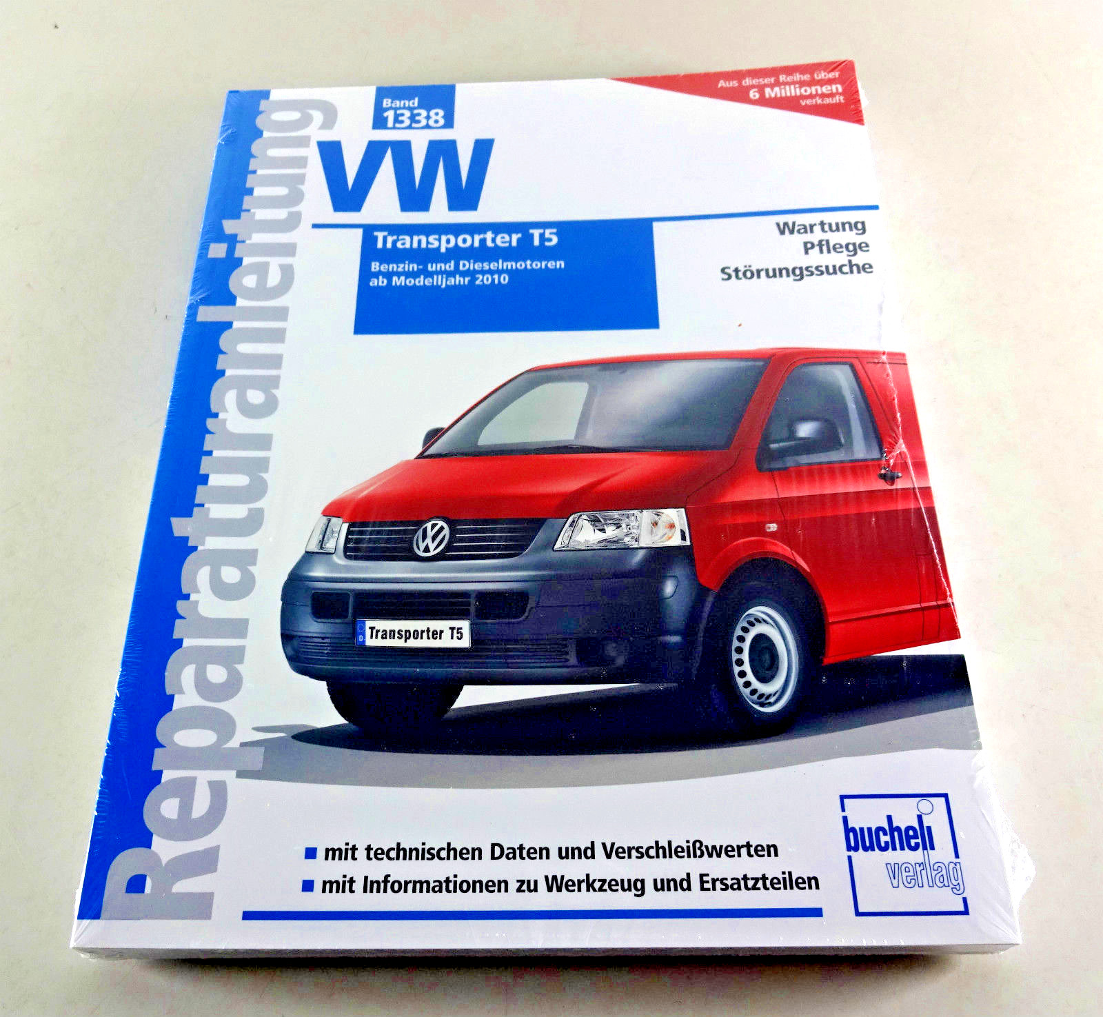 Repair Manual Book VW Transporter T5 Type 7H 7E Facelift from 2010