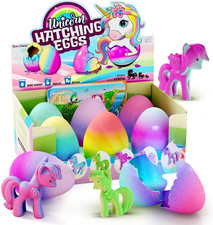 Unicorn Hatching Surprise Eggs for Kids - 6 Pack - Grows 600 - Unicorn Toys for