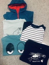 5-er Jungen/4xShirt, 1xSoftshelljacke warm gefüttert Gr.122(6-7J.), Bunt