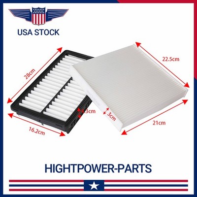 97133-L1000 2.5L Engine Cabin Air Filter Combo Set For Hyundai & Kia 28113-L1000