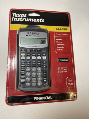 NEW Texas Instruments BA II Plus Financial Calculator - Sealed