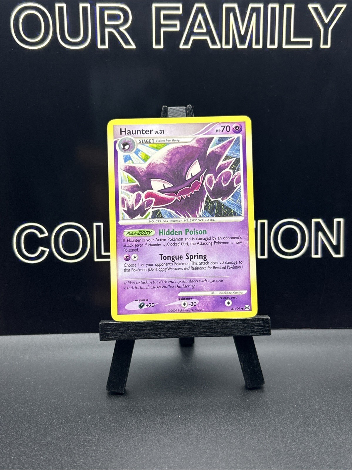 HAUNTER 41/99 ARCEUS POKEMON UNCOMMON REGULAR 2009