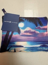 United Airlines UA Christie Shinn Travel Amenity Kit Hawaii First Class NEW