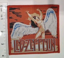 Led Zepplin Angel Red Border Woven Patch