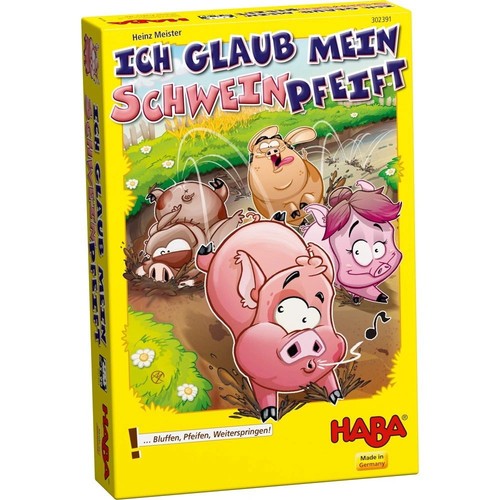 HABA Ich glaub mein Schwein pfeift Gioco da Tavolo Famiglia