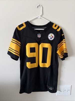 Men's Nike TJ Watt #90 Pittsburgh Steelers Vapor Lmtd ColorRush