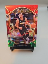 2020-21 Panini Select - Concourse Goran Dragic #22 Red White Green Cracked...