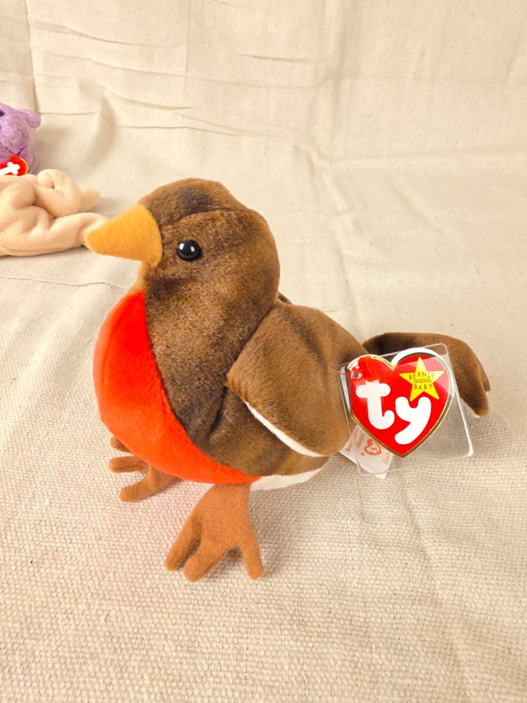 Ty Vintage 1997 Beanie Baby “Early” the Robin”