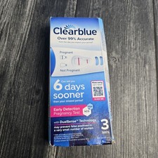 Clearblue Early Detection Pregnancy Test,3 Packs 9 Tests Total Fast  Accurate