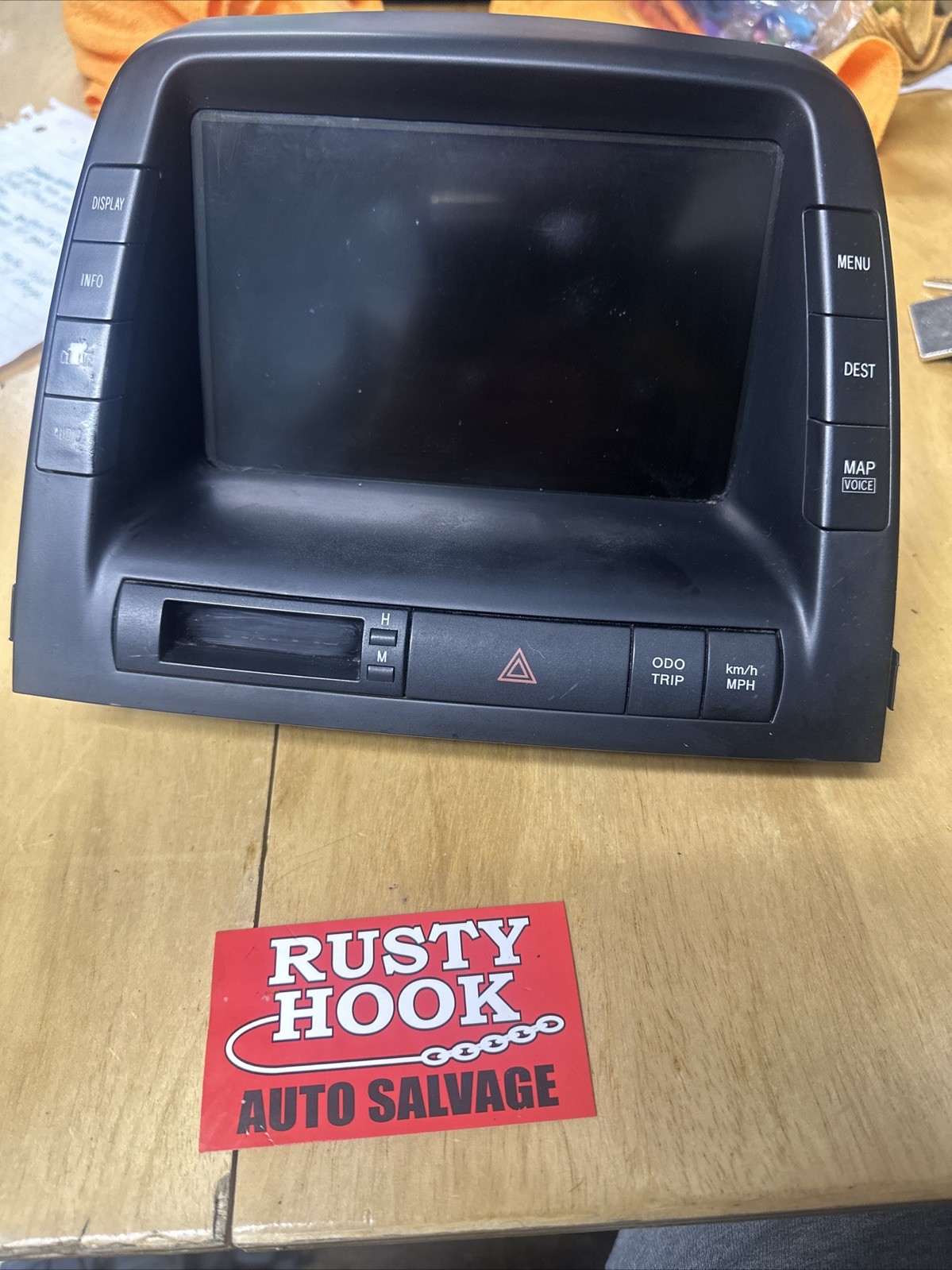 2008 TOYOTA PRIUS MFD INFO DISPLAY TOUCH SCREEN LCD MONITOR 86110-47220