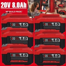 1 6Pack 8Ah 20 Volt Max For Craftsman V20 Li-Ion Battery CMCB206 CMCB204 CMCB202