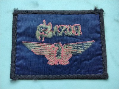 SAXON  PATCH Original 80er Vintage WHEELS OF STEEL Aufnäher 9x6,5cm Heavy Metal