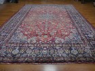 Geometric Turkish Vintage Rug,Turkish HandMade Anatolian Tribal Rug 9.6x13.3 Ft — photo 1