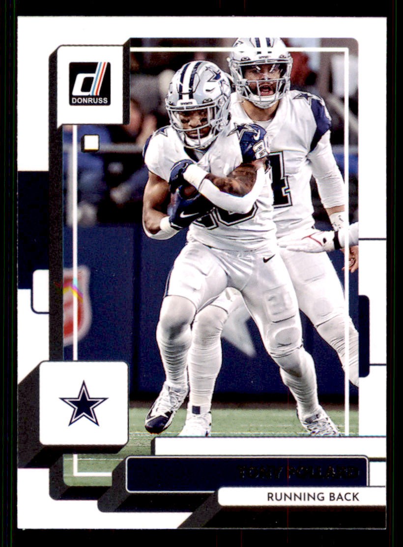 2022 Donruss #155 Tony Pollard Dallas Cowboys