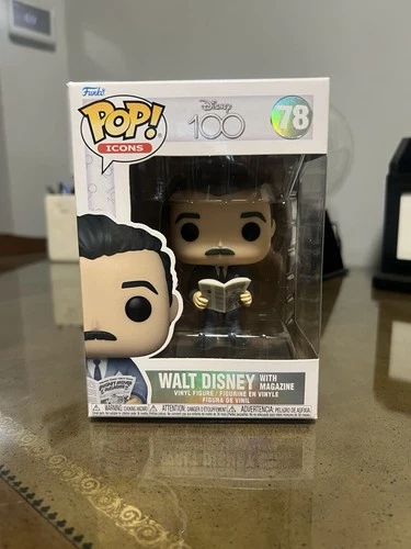 Funko Pop! Vinyl: Disney - Walt Disney with Magazine #78
