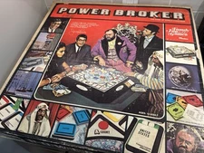 RARE Vintage Power Broker Giant Tabletop Board Game Hasbro 1974 COMPLETE