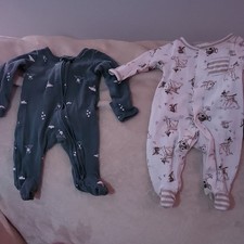 Nike Hurley Baby Boy Clothing Lot Footed Pajamas Bodysuits 7 pcs