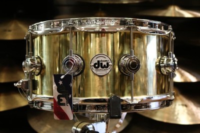 DW Drumworkshop Brass Snare Polished, Cr Hw