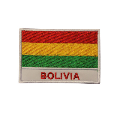 Bolivia Country Flag Patch Iron On Patch Sew On Badge Embroidered Patch