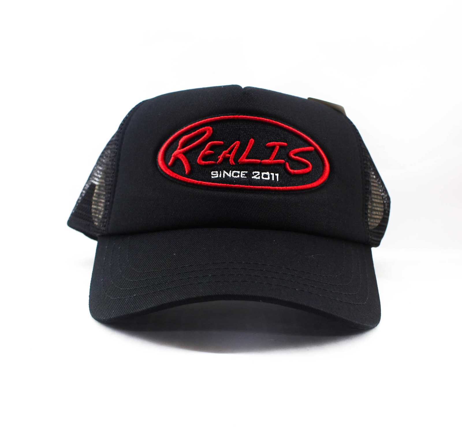 Sale Duo Cap "Realis" Trucker Japan Free Size Promo Black Black (0449)