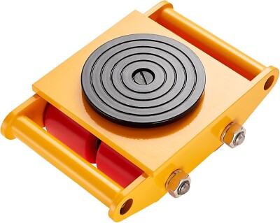 Carro de Transporte Industrial 6T/13,200 lbs con Ruedas PU y Giro 360°