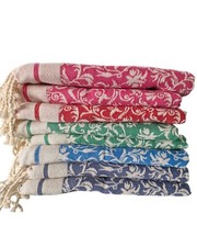 Fouta - Hamamtuch, Strandtuch - Design: Versailles,  100 x 200cm