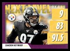 Cameron Heyward 2020 Score Next Level Stats Purple  Card #NLS-CH Steelers