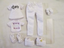 Color  Create Rainbow High Fashion Doll White Outfit Shoes Pants Shirts Scrunch