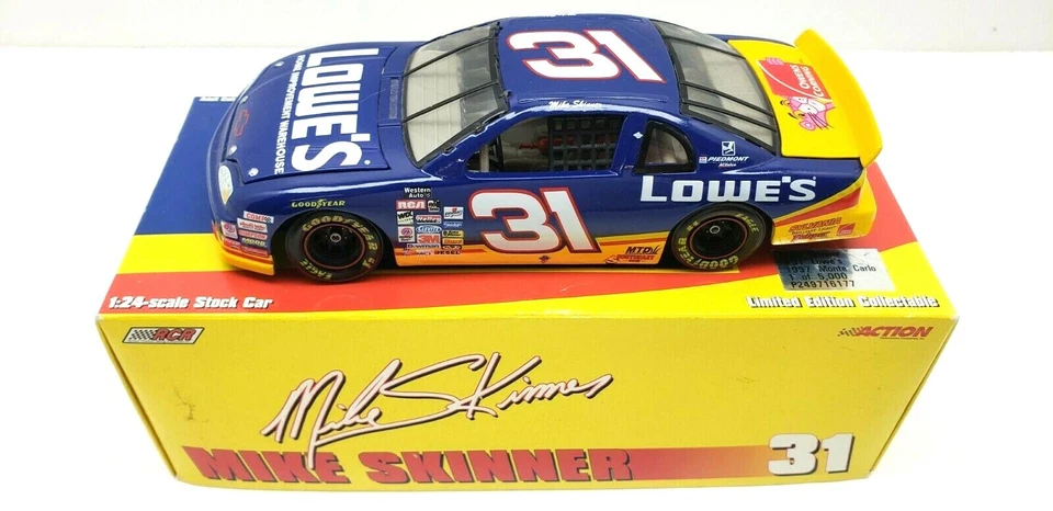 Mike Skinner #31 Lowe's 1997 Chevy Monte Carlo 1:24 Action Elite 1 of 5,000 - Image 2 of 4