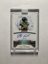 Zach Wilson 2021 Panini Flawless Rookie Signatures RC Auto Silver /15 Jets QB