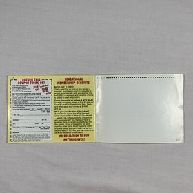 NES MTV Remote Control Nintendo Authentic Instruction Manual Booklet Only