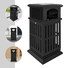 Outdoor Trash Can Commercial Garbage Bin Heavy Duty Yard Garage Waste Container