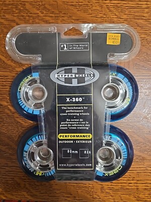 Dubbs Hyper Wheels Performance Wheels 80mm 82A Rollerblades Wheels  NEW