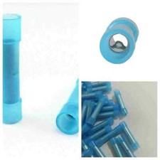AWG Crimp Terminals20/200PCS 16-14 Gauge Wire Butt Connectors Blue Nylon 16-14