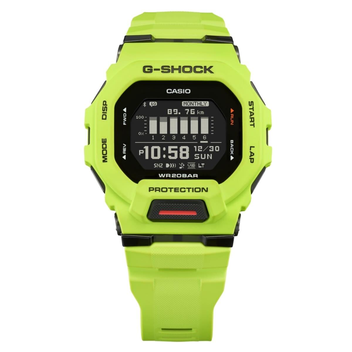 時計 CASIO G-SHOCK GBD200-1JF Casio G-Shock G-Squad GBD-200-1JF | Sakurawatches.com