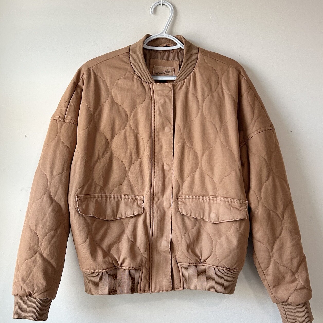 Universal Thread Tan Quilted Utility Jacket Women… - image 2