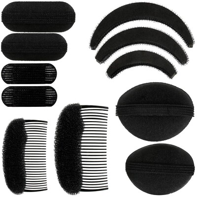 Haarstyling Set, Kämme Clips Schwämme 11 Stück, Lockiges, Dickes Haar