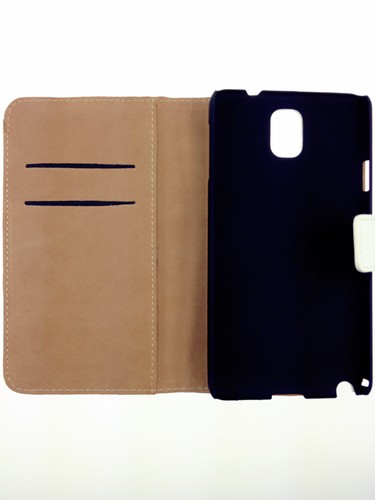Luxury Genuine Real Leather Wallet Case Cover for Samsung Galaxy Note 3 freepost - Picture 30 of 30