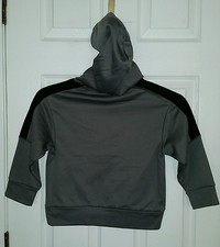 NWT Kids CHAMPION Hoodie  Size XS 4/5 Gray /Black