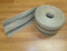 Jute Webbing 10 YARDS 3 1/2" wide. webbing for furniture upholstery repair