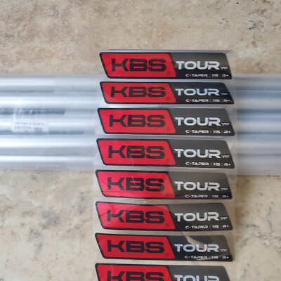 New & Uncut Low Spinning KBS C Taper 115 R+ 4-PW Regular Plus Flex .355 Diameter