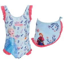 Disney Frozen Kids Bikini with Sarong Swimwear Swimsuit