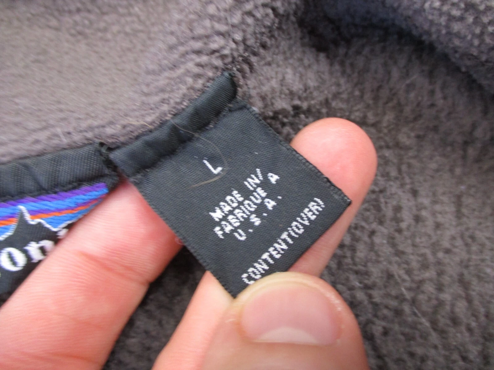 patagonia vintage fleece half zip pullover 1990s pockets jacket