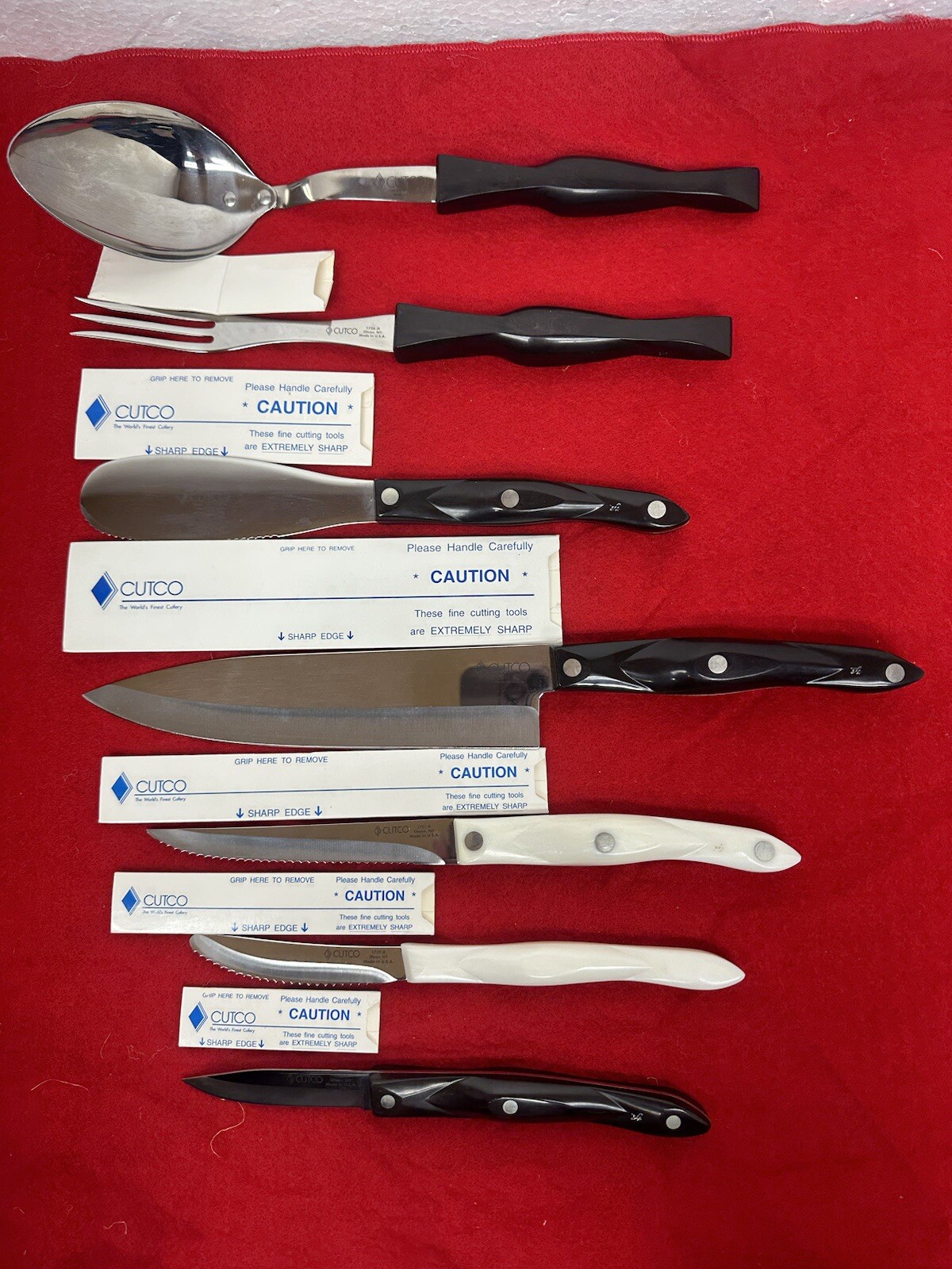 Knives Ebay Cutco 2159 Dark Brown Steak Knife for sale online | eBay