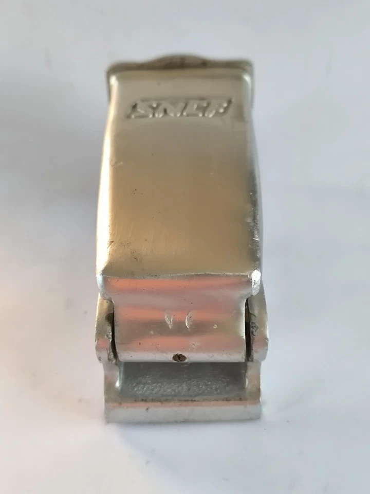 Cendrier ancien de la SNCF en aluminium basculant VINTAGE Collection Retro - Photo 4/4