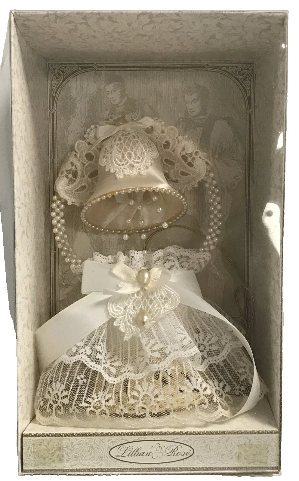 Decoraciones de Pastel de Boda Blanco Lillian Rose