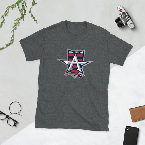 Allen Texas Americans Hockey Team Short-Sleeve Unisex T-Shirt - 第 4/6 張圖片