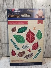 Crafters Companion Twas the Night Before Christmas Festive Foliage Metal Die Set